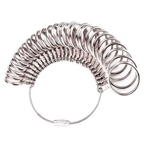Metalring maatmeter gereedschap, US vingeromtrek meetinstrument voor sieraden.