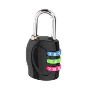 Small Digit Combination Padlock Alloy Luggage Lock Portable Travel Bag Suitcase Security Mini Padlock