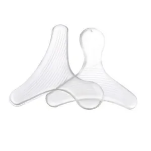 Agarres de talón de silicona transparente y almohadillas antidesgaste para zapatos.