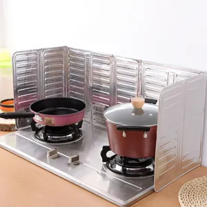 Cuisinière à gaz pare-huile pliable en feuille d'aluminium isolant thermique pour cuisine.