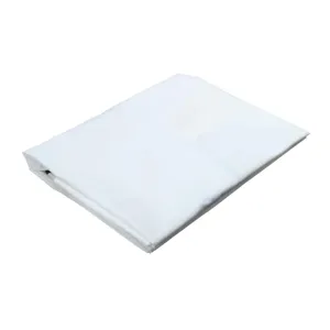 White barber cape detail, taffeta hairdressing cloth, shaving bib for men grooming clean.