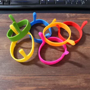 Silikon Spiegelei Form bunte Pfannkuchen Maker Küche Kochring Werkzeug Set für Frühstück