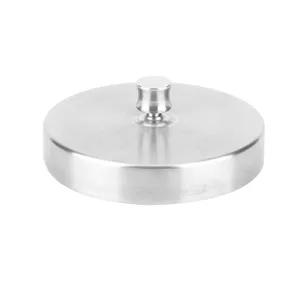 Stainless steel burger press patty maker kitchen tool for DIY sandwiches and meat patties.
