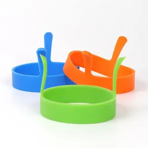 Silikon Spiegelei Form runde Pfannkuchen Hersteller Küche Kochwerkzeug 3er Set