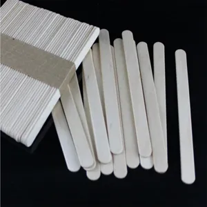 Natural wooden popsicle sticks craft sticks DIY materials for handmade models 11.4cm
