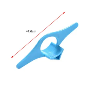 Plastic thumb book holder page marker reading tool accessory, convenient for one-handed reading.