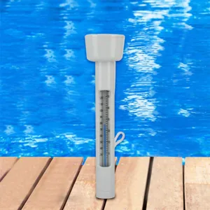 Floating pool thermometer water temperature tester for swimming pools and hot tubs clear scale