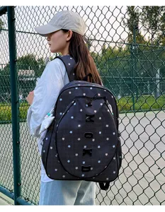 Mochila informal elegante con estampado de estrellas para deporte al aire libre y viajes