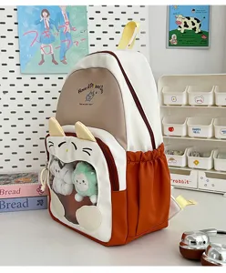 Zaino ita trasparente stile giapponese carino grande capacità borsa scolastica studente moda