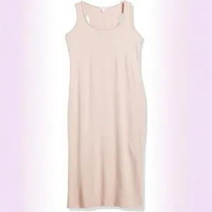 Robe Longue Moulante Débardeur Femme Sans Manches Élégante Couleur Unie Mode Été Casual