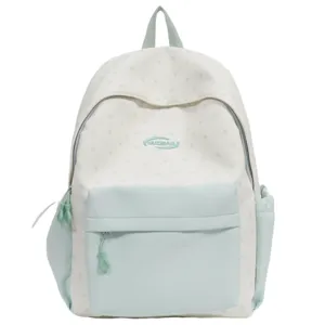 Süßer, farblich abgestimmter Damen Rucksack, lässiger, geräumiger Freizeit-Schulranzen für Frauen.