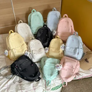 Sac à dos étudiant style japonais loisirs voyage cartable mignon multicolore esthétique