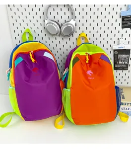 Bunter Dopamin Rucksack Farbauswahl Freizeit Schultasche leichtes Outdoor Reisegepäck