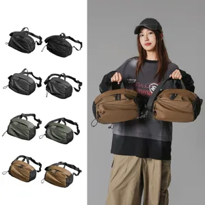 Nylon τσάντα χιαστί για γυναίκες, μεγάλη χωρητικότητα πολυλειτουργική τσάντα στήθους.