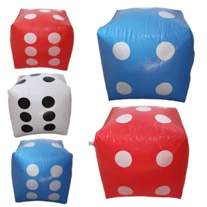 Large Inflatable PVC Dice Toy Giant Dot Dice For Party Bar KTV Game Entertainment Indoor Outdoor Play