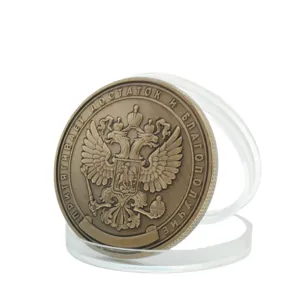 Russian million rubles commemorative coin bronze metal craft souvenir double sided embossed collectible