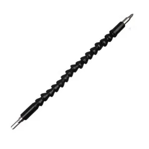 Flexible extension shaft for electric screwdriver drill bits, versatile tool accessory.