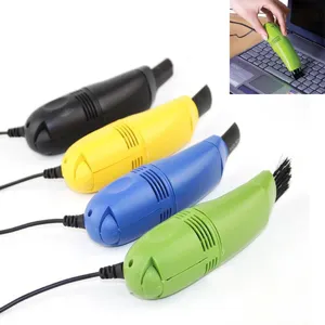 Mini USB Keyboard Vacuum Cleaner Portable Handheld Dust Collector With Cleaning Brush For Computer Laptop Office Desktop