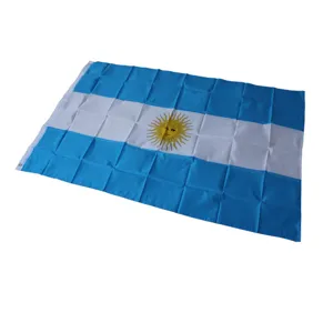 Drapeau Argentine 90x150cm 3x5ft drapeau national en polyester avec œillets en métal