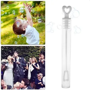 Hartvormige bellenblaas buis lege fles voor huwelijk feest decoratie gasten cadeautje.