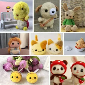 DIY plastic safety eyes for plush toys, amigurumi, and handmade crochet dolls 100pcs