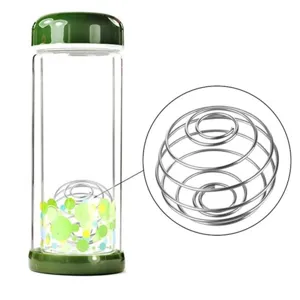 Boule De Mélange En Acier Inoxydable Pour Bouteille Shaker Poudre De Protéines Mélange Fouet Accessoires De Cuisine