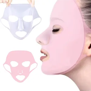 Copertura per Maschera Viso in Silicone Riutilizzabile Gancio Orecchio Strumento Idratante Supporto Maschera Lavabile