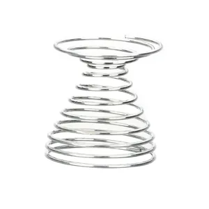 Metal spiral egg holder and makeup sponge holder display stand desktop organizer rack.