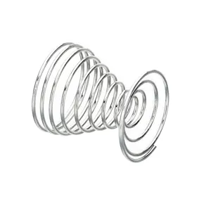Spiral metal egg holder spring makeup sponge stand durable wire rack kitchen display stand