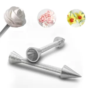 Aluminum Alloy Flower Nail Cake Decorating Tool Baking Supplies Metal Icing Nail For Rose Cream Flower Making