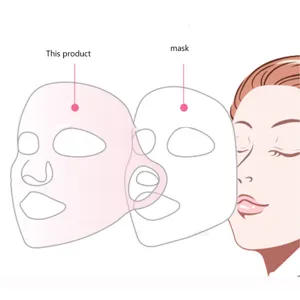 Copertura per maschera facciale in silicone orecchio appendiabiti riutilizzabile bellezza