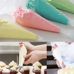 Grandes mangas pasteleras desechables para reposteria, decoracion de galletas.