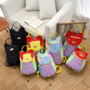 Mochila de senderismo al aire libre dopamina de diseño de nicho, bolso de viaje informal mujer.