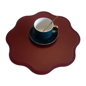 Tovaglietta in ecopelle nordica impermeabile tappetino termoisolante per decorazione tavola.