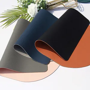 Tovaglietta in pelle bifacciale nordica impermeabile isolamento termico tavolo tappeto