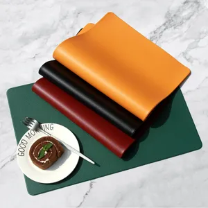 Nordisch Leder Tischset wasserdicht wärmeisolierend Platzset für Esstisch Küche Hotel Dekor.