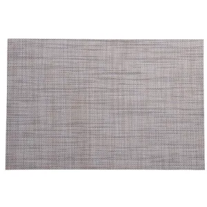 Set de table tissé en PVC résistant à la chaleur cuisine rectangulaire antidérapant