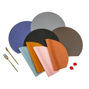 Nordic Silicone Place Mat Waterproof Non-Slip Heat-Resistant Table Mat For Home Kitchen Dining Table Decor