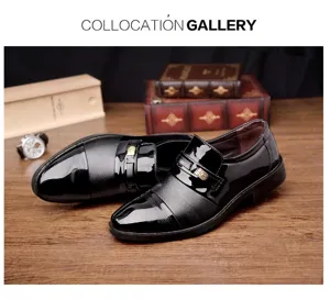 Herren Business Lederhalbschuhe, elegante Slipper für formelle Anlässe und Hochzeiten im Alltag.