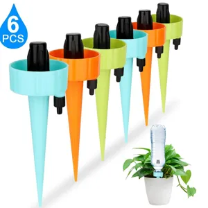 Αυτόματη Συσκευή Ποτίσματος Φυτών Ρυθμιζόμενη Ροή Στατάν Σταγόνας για Γλάστρες Κήπου Εργαλείο Ποτίσματος Λουλουδιών