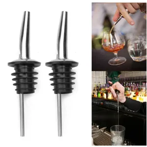 Stainless Steel Wine Pourer Bottle Stopper Leak Proof Olive Oil Dispenser Spout Bar Tool Kitchen Accessories