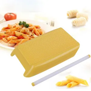 ABS Plastic Pasta Maker Mold Macaroni Board Gnocchi Paddle With Rolling Pin DIY Homemade Italian Pasta Kitchen Tool