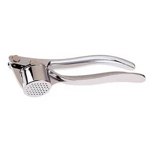 Stainless steel zinc alloy manual garlic press kitchen tool handy garlic masher mincer tool