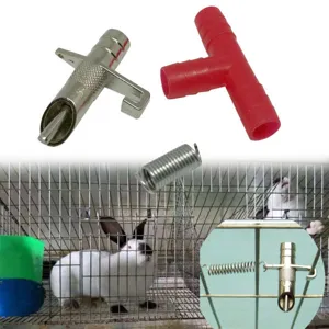 Abbeveratoio Automatico Per Conigli Beccuccio Zincato Attrezzatura Per Alimentazione E Irrigazione Di Animali Domestici Abbeveratoio A Molla
