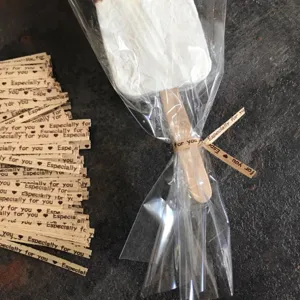 Kraft paper twist ties for baking packaging, bread bag sealing ties, decorative gift ribbons.