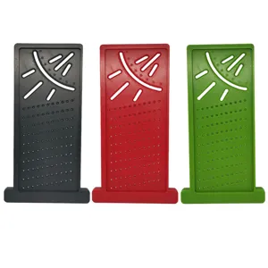 Woodworking T-square scriber measuring ruler with angle scale and hole grid, 3 colors pack.