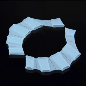 Silicone swim webbed gloves hand paddles training fins for water sports and diving assistance.