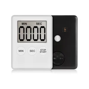 Digitaler Küchen Timer mit klarem LCD Bildschirm, Minutensekunde und praktischer Bedienung.