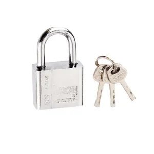 30mm heavy duty metal padlock with three keys secure lock for doors cabinets computer cases