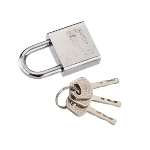 Alloy Steel Padlock Security Door And Cabinet Lock With Matching Keys Heavy Duty Household Hardware Padlock